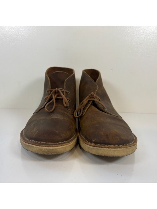 Clarks Buschacre 2 Desert Boots Mens Size 10 Beeswax Leather Brown main image 4